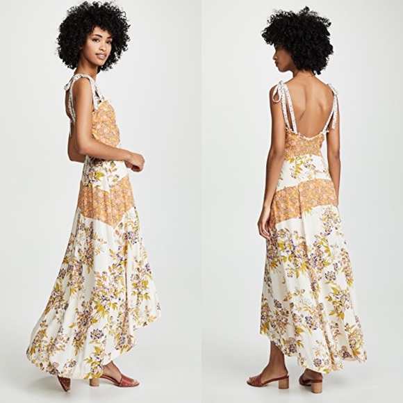 NWT Free People Lover Boy Floral Maxi Dress - Picture 3 of 8